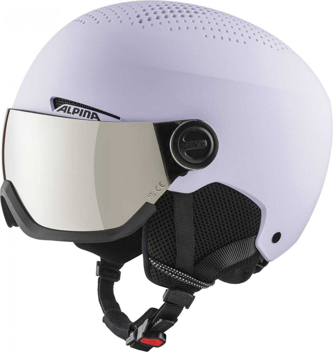ALPINA Lyžiarska prilba ARBER VISOR Q-LITE fialová
