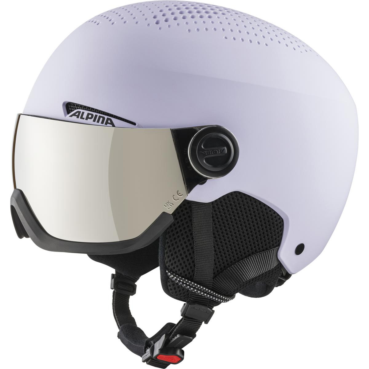 ALPINA Lyžiarska prilba ARBER VISOR lillac matt