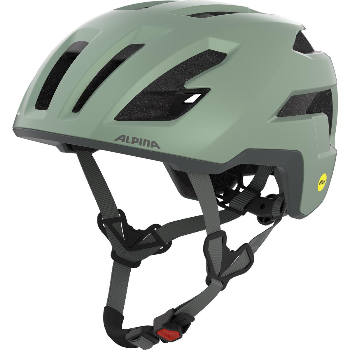 ALPINA Cyklistická prilba TAUNUS GRAVEL MIPS bledo-zelená (will-green matt)