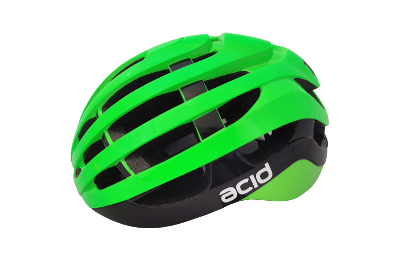 Extend cyklistická prilba ACID, S/M (55-58cm), green-black, shine