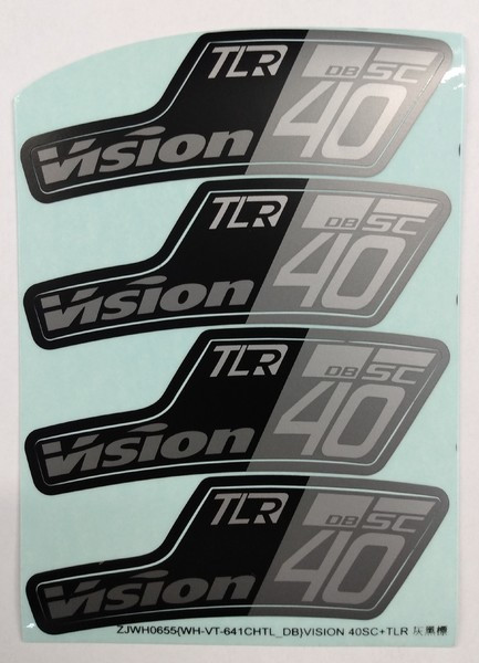 VISION nálepky na ráfik SC 40 DB TL (1bike)