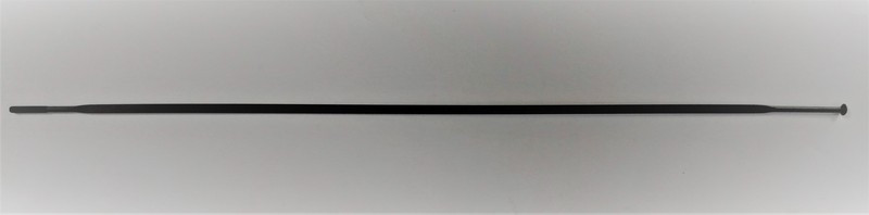 VISION drôt Alpina INOX Flat 2.0 / 272 mm Black DP straightpull