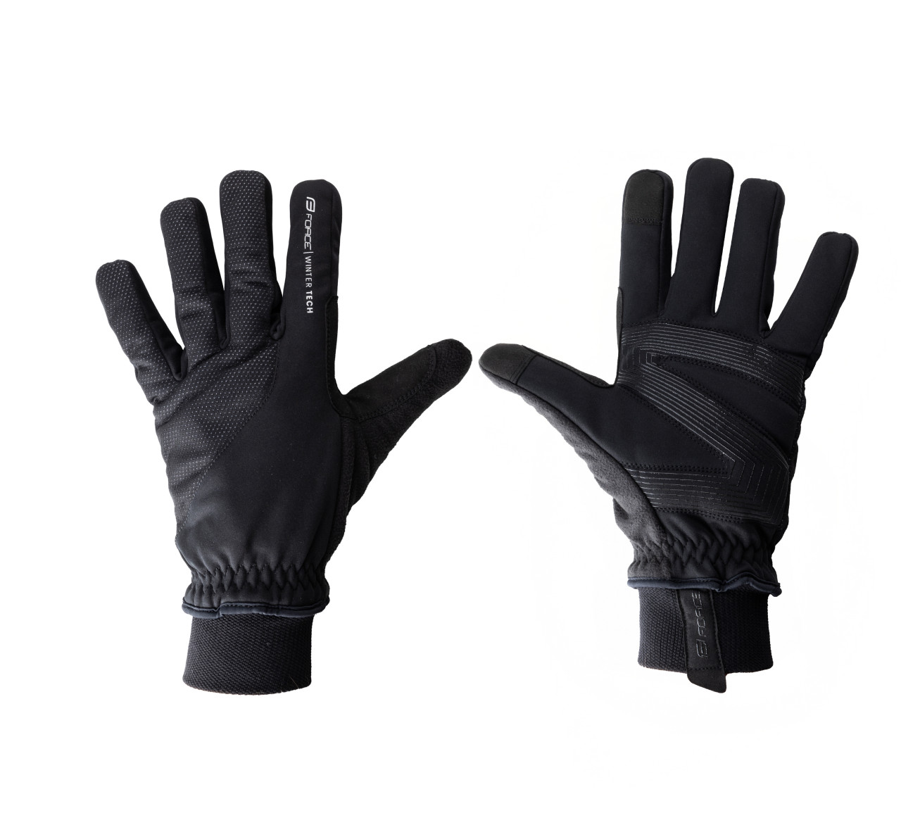 Force rukavice WINTER TECH, čierne