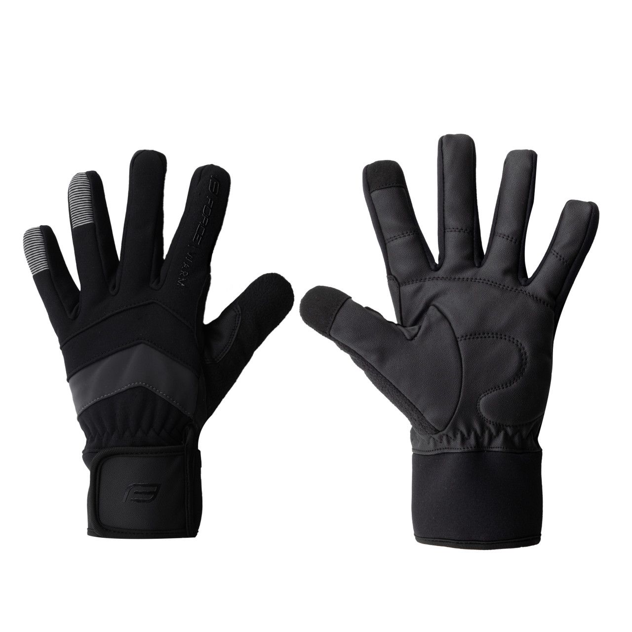 Force rukavice WARMER, čierne