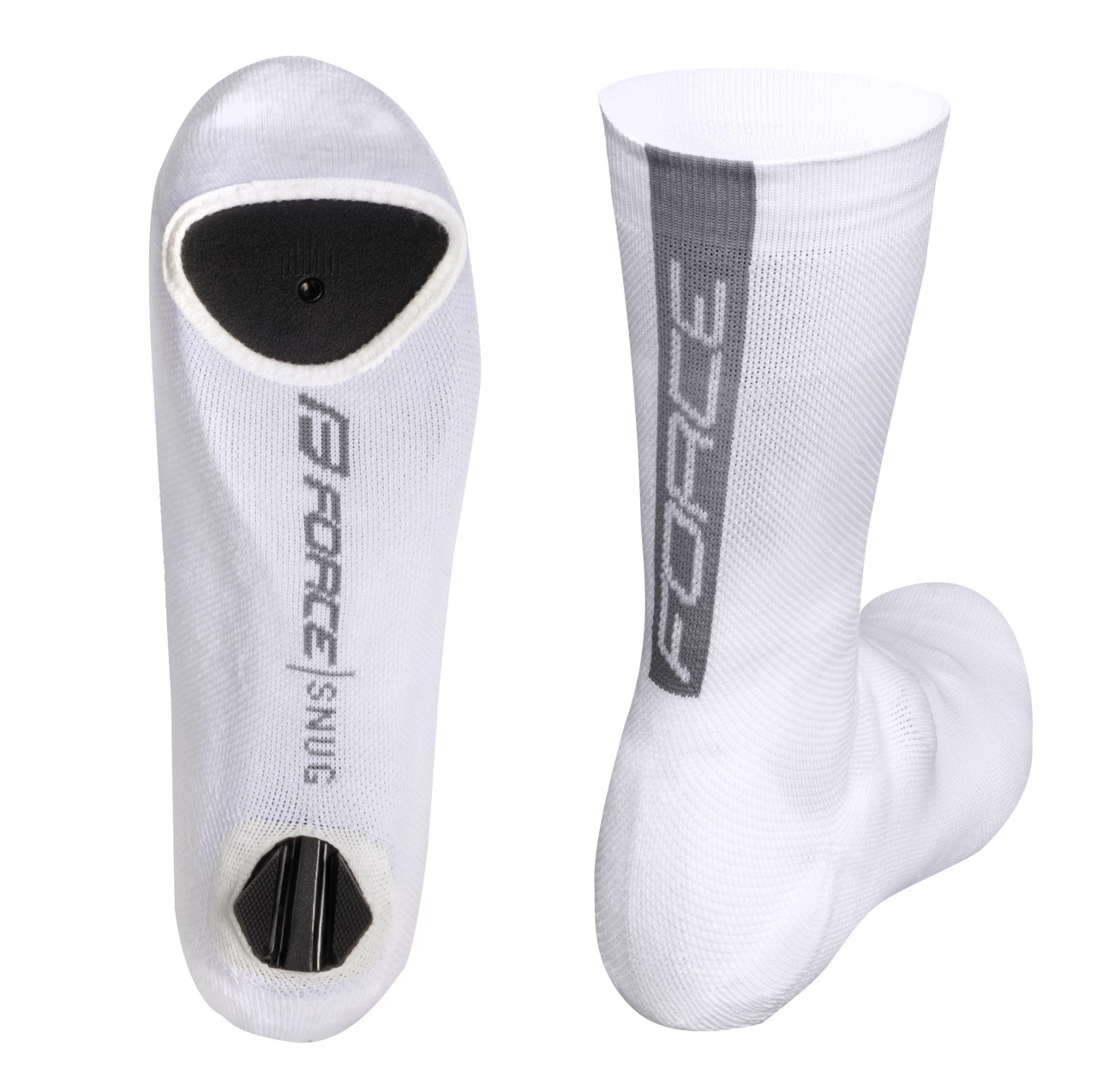 Force návleky tretier SNUG pletené, biele