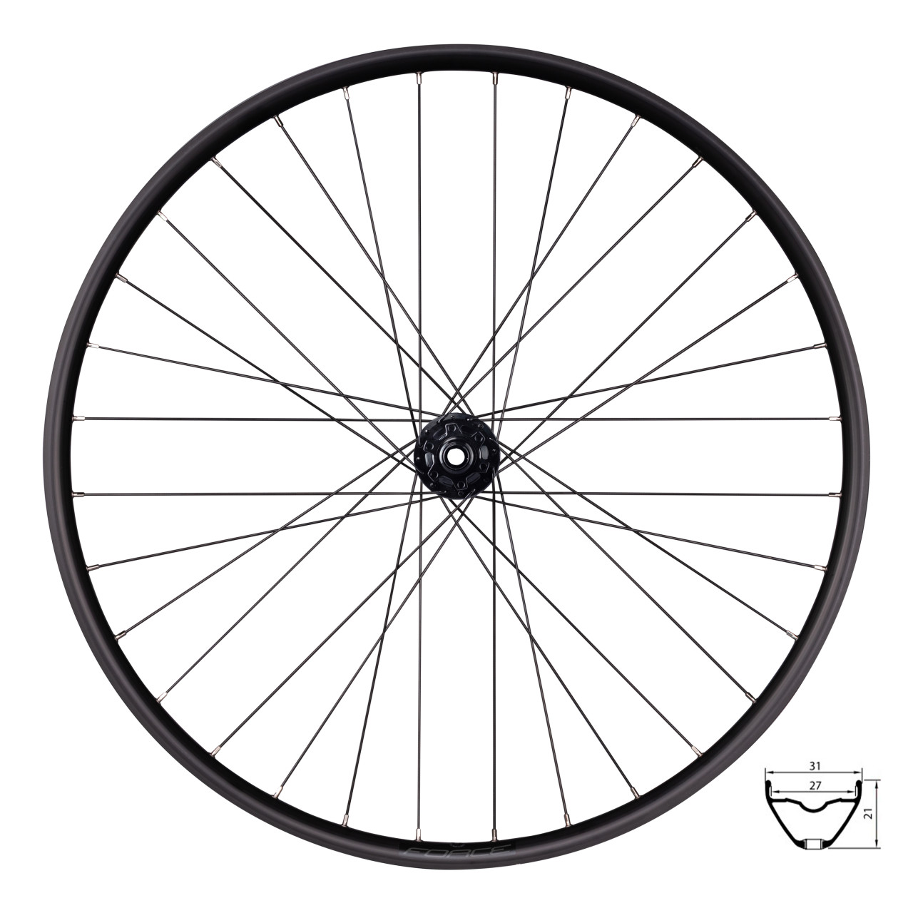 Force koleso predné XC 622x27 F804384-6D/15/100 32d