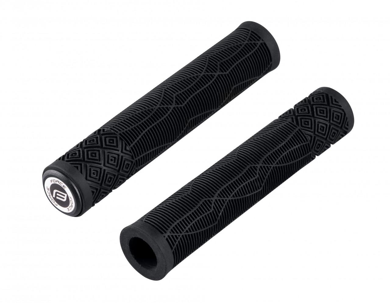 FORCE gripy BMX160 gumové, čierne, balené