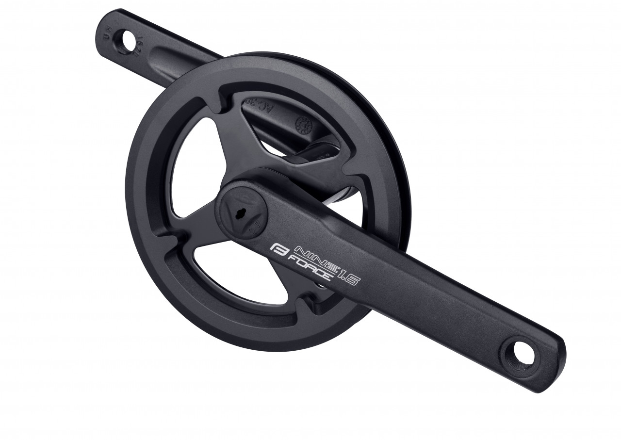 FORCE kľuky NINE1.6 Al 32z 152mm, čierne