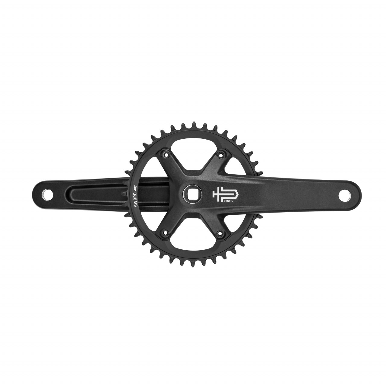 microSHIFT kľuky SWORD BLACK 1x 40z.