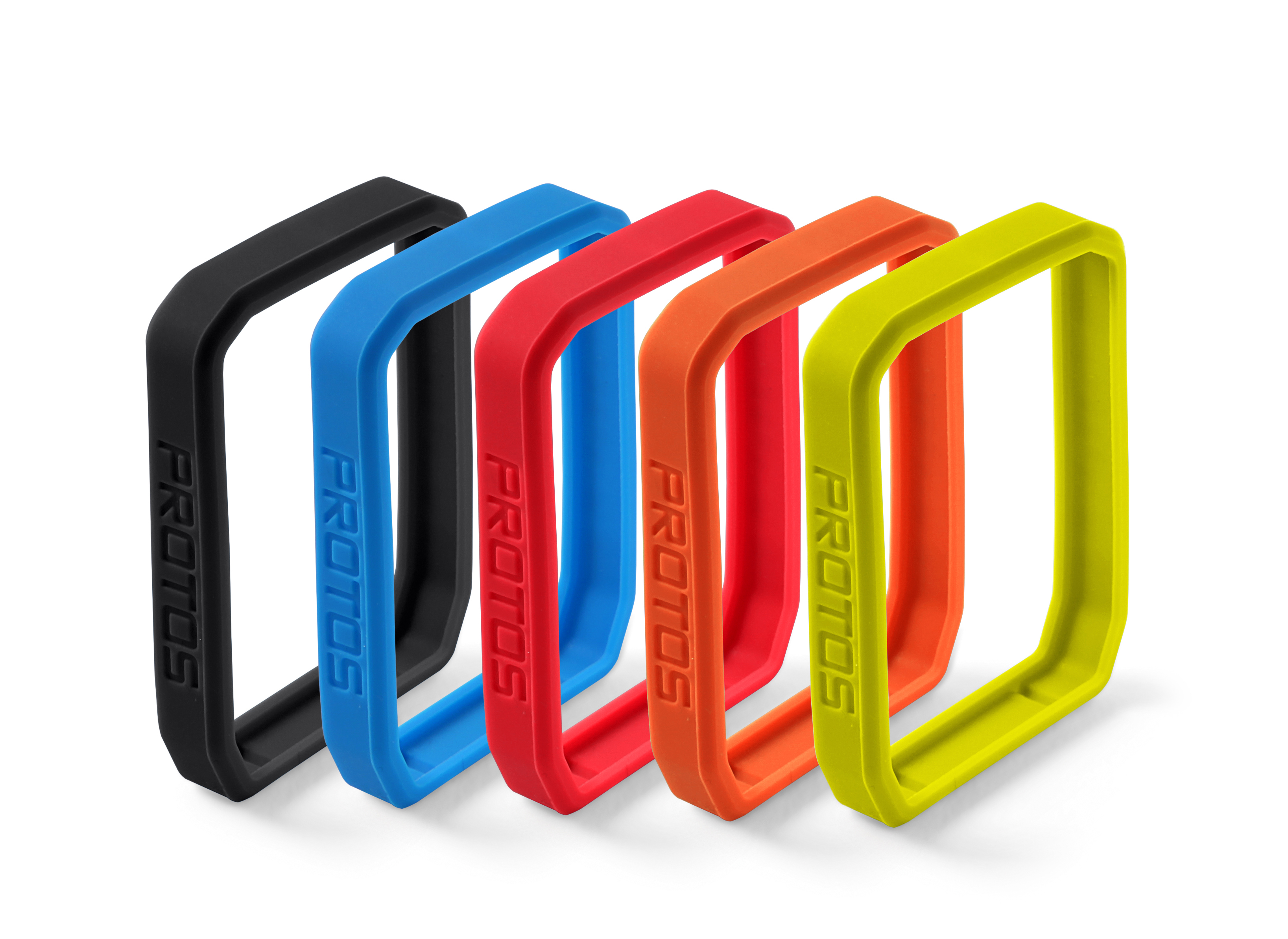 Ochrané gumičky PROTOS Silikon CicloSport - Set 5 farieb (Blue,Red,Green,Black,Orange