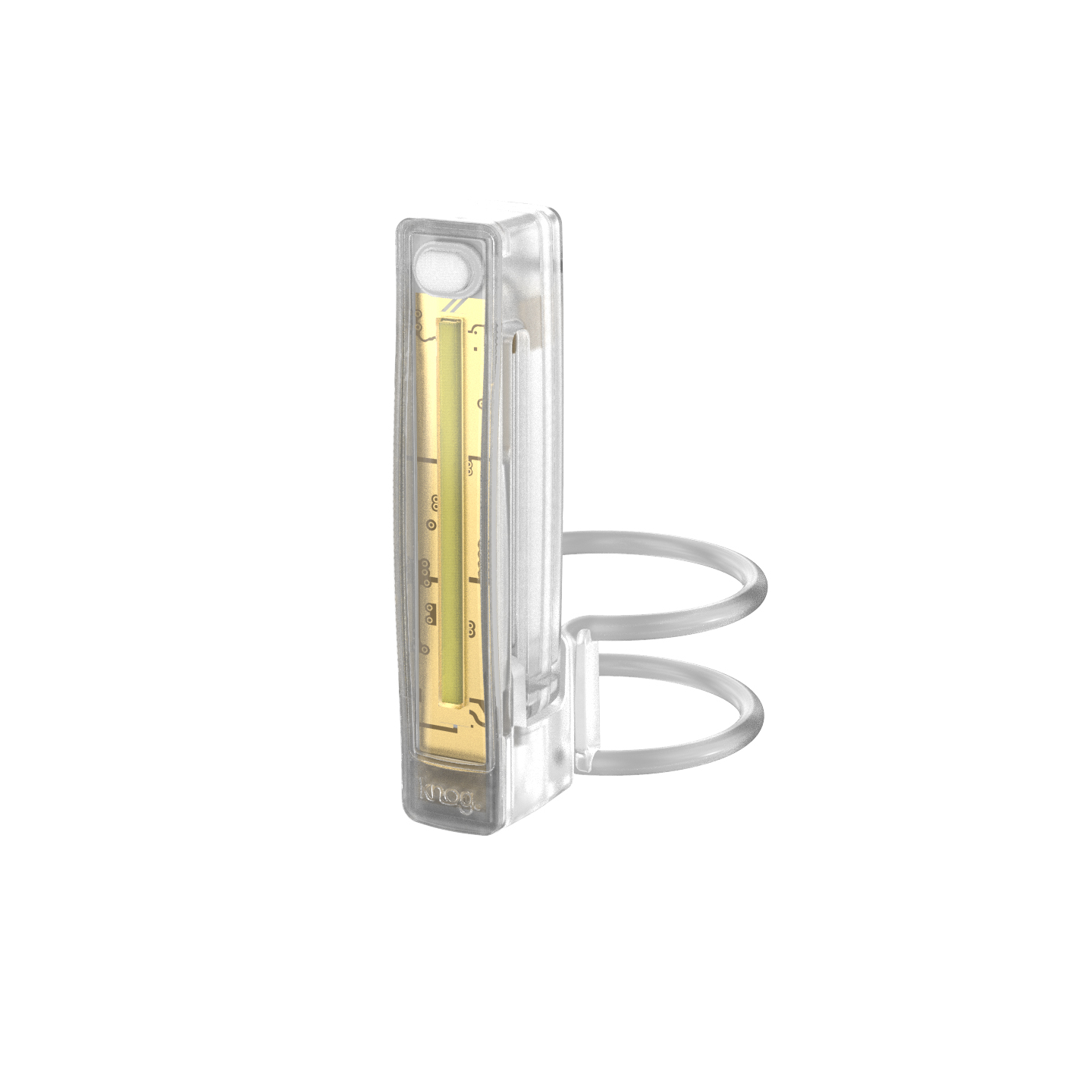 Predné blikacie svetlo KNOG Plus Front - Translucent