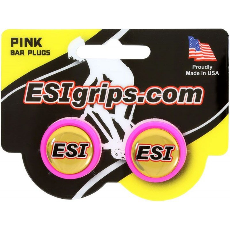 Koncovky do riadidiel ESI - pink