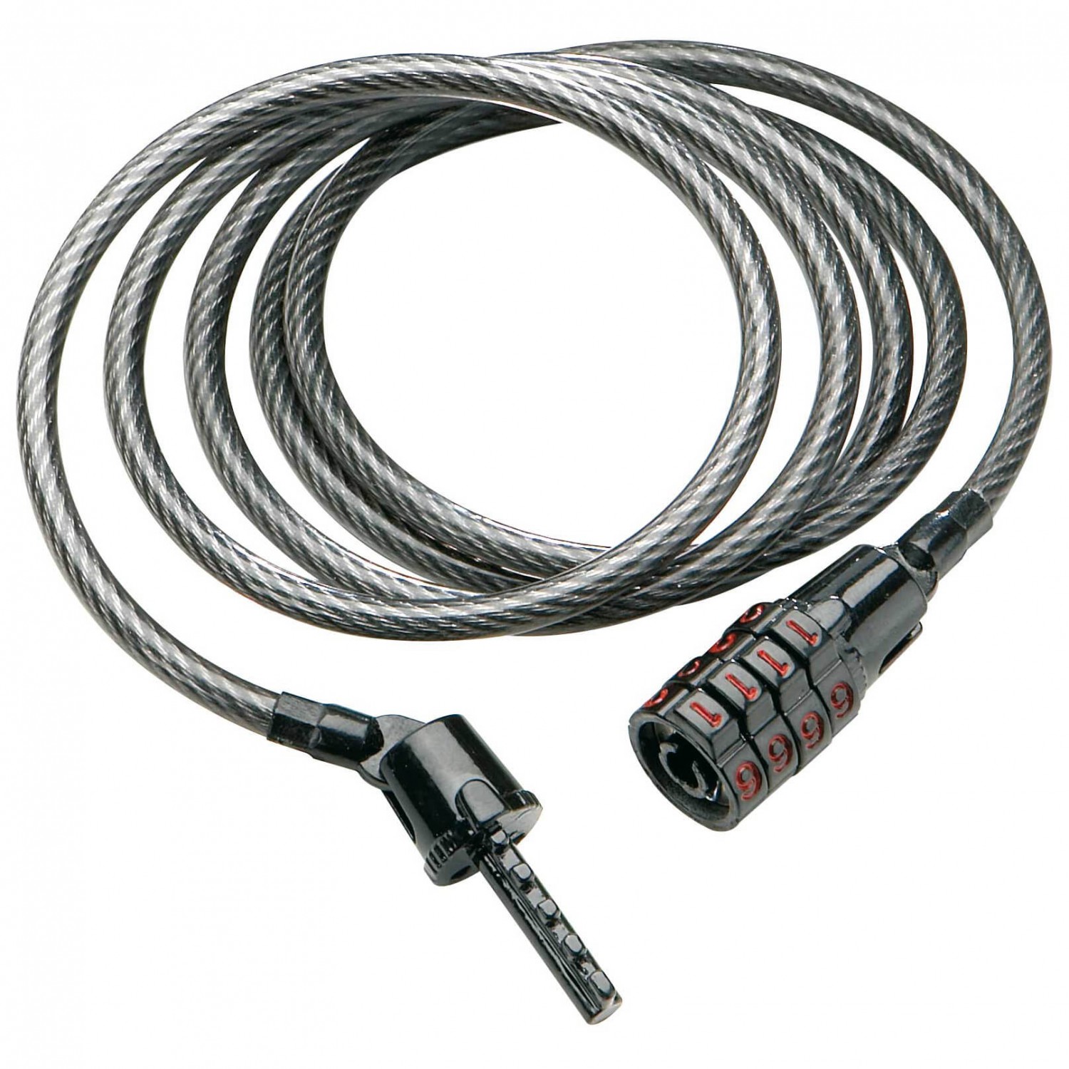 Zámok na kód KRYPTONITE Keeper 512 Combo 5x1200mm