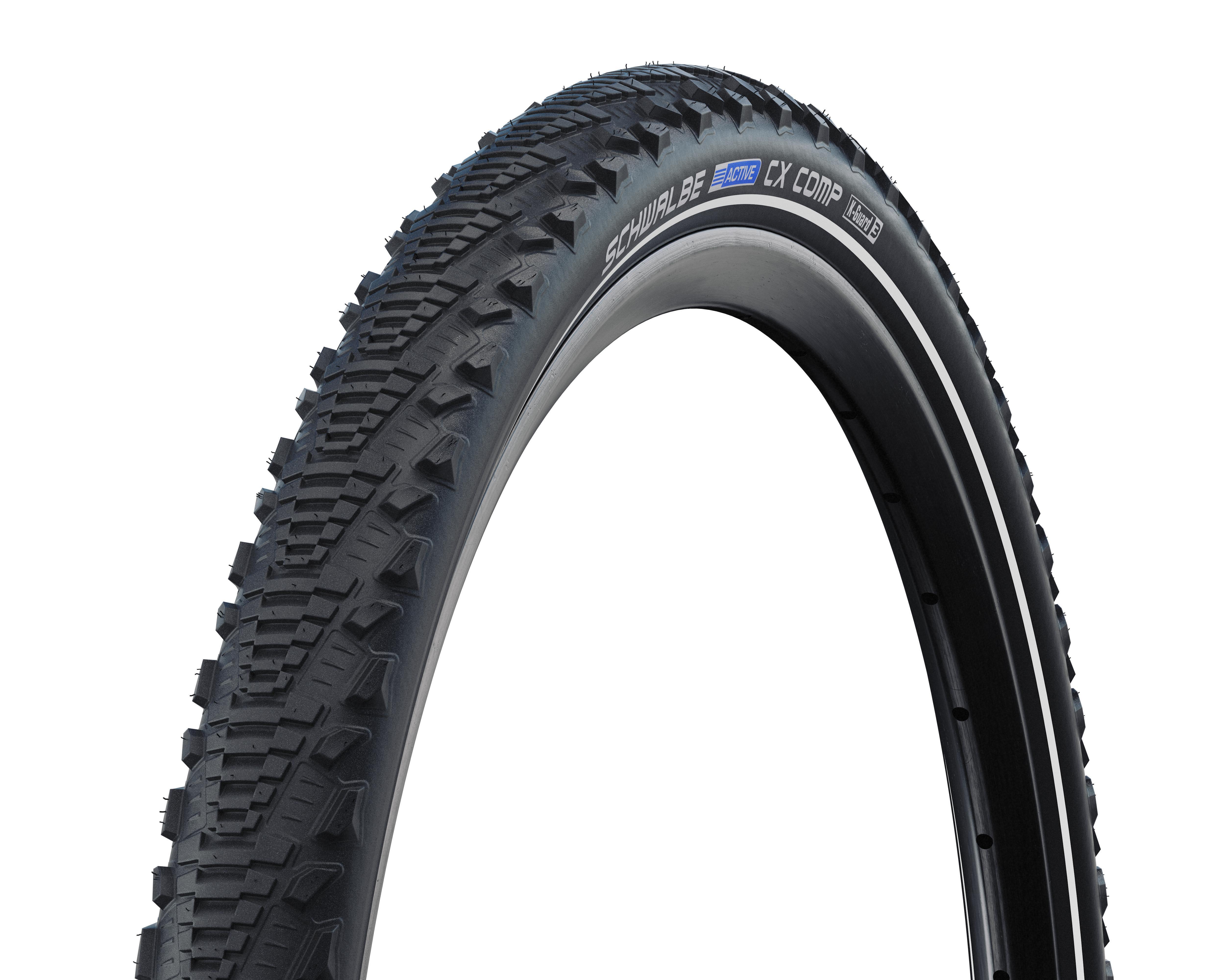 Plášť SCHWALBE CX Comp K-Guard drôt SBC Black+Reflex