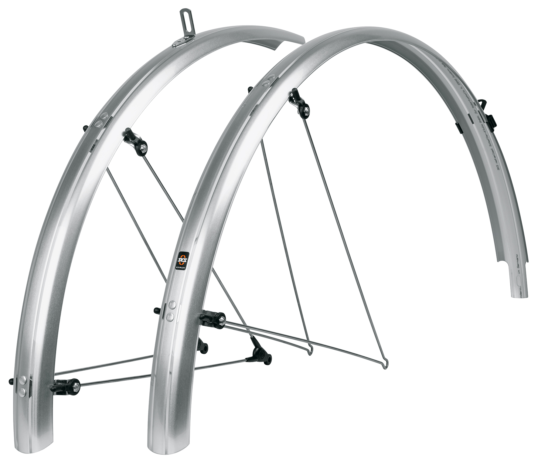 Sada blatníkov SKS Bluemels Basic 28" Silver – 35mm