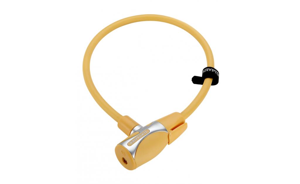 Zámok na kľúč KRYPTONITE Kryptoflex 1265 12x650mm - Light orange